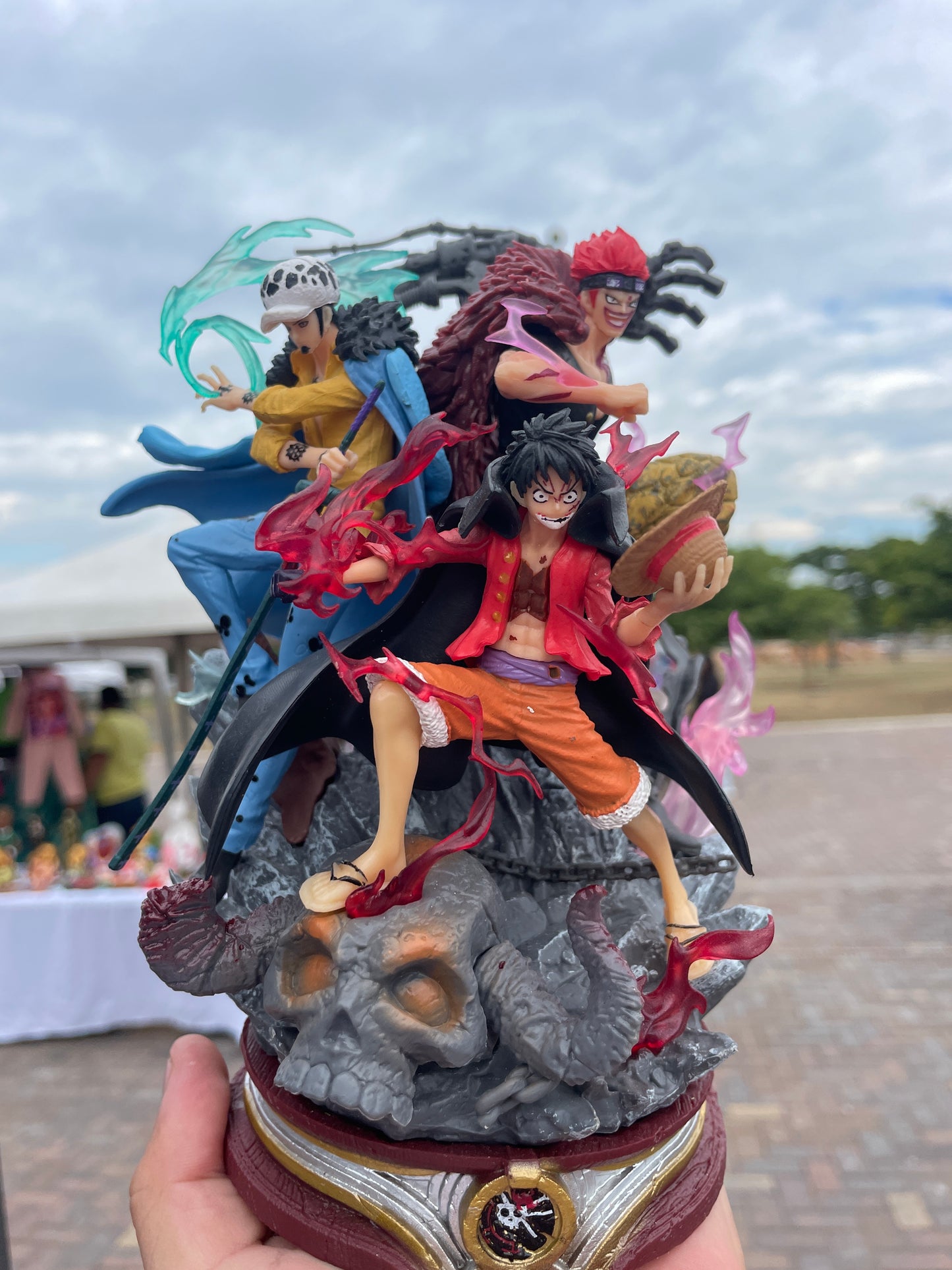 Figura One Piece (Luffy-Kid-Law)