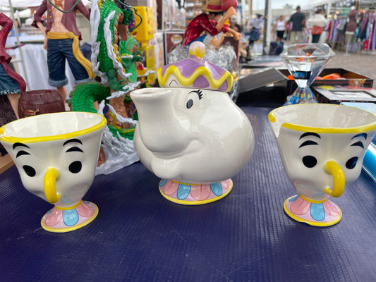 Juego de Té La Bella y la Bestia