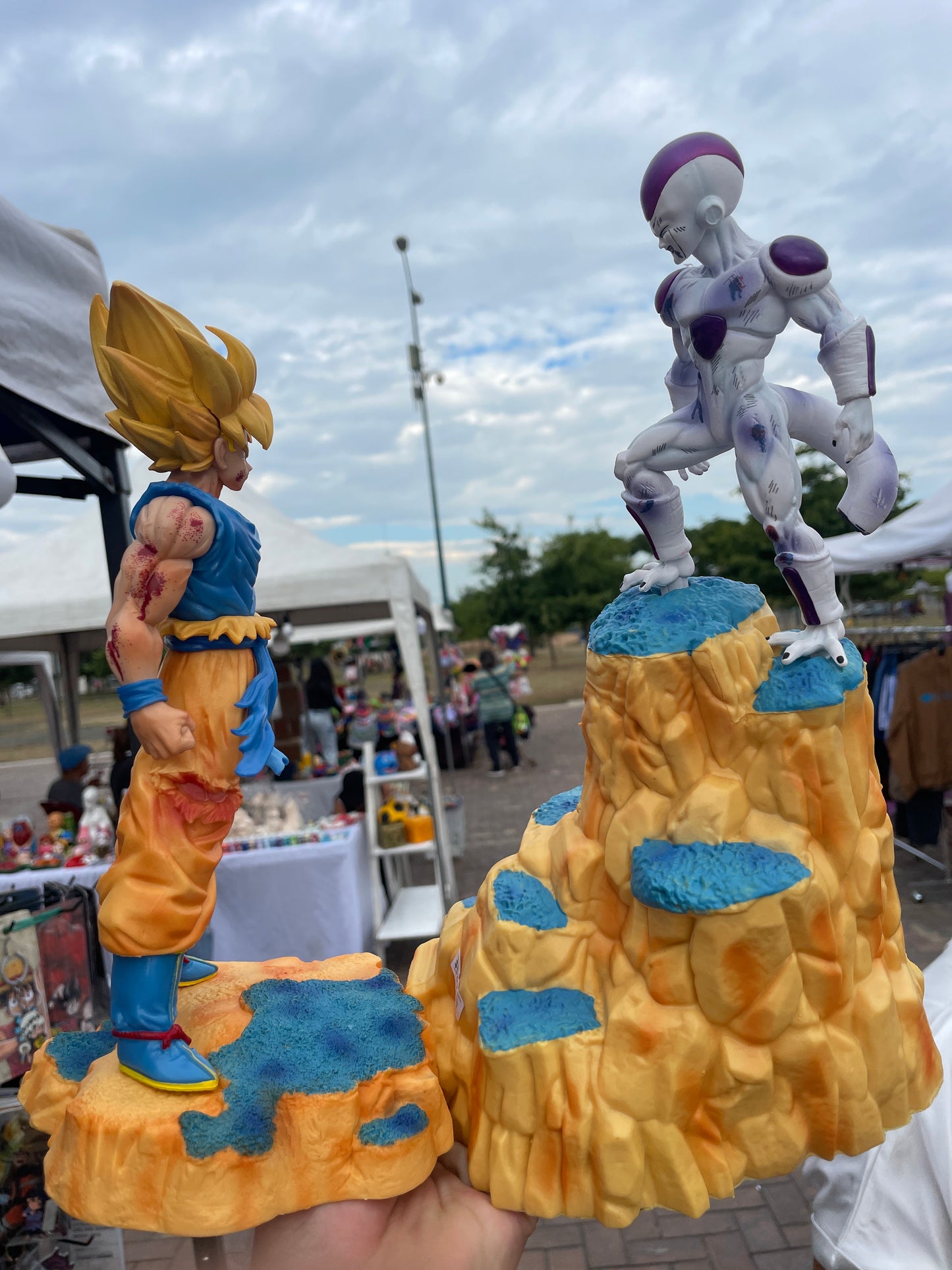 Figura Dragon Ball Goku vs Freezer